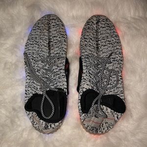 Black and White Light Up Shoes